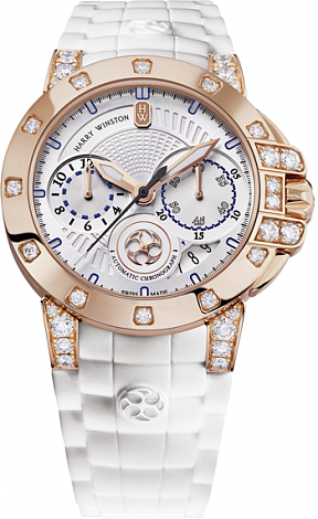 Review Harry Winston Ocean Lady Chronograph OCEACH36RR001 Replica watch - Click Image to Close